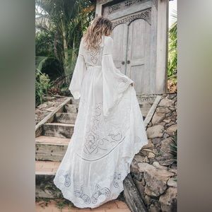 Spell & The Gypsy Collective Wedding Dress Gwendolyn Wrap Gown